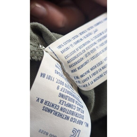Abercrombie & Fitch Kids Coat Jacket Girls Safari Utility Green Zip XL/16 - Picture 7 of 7
